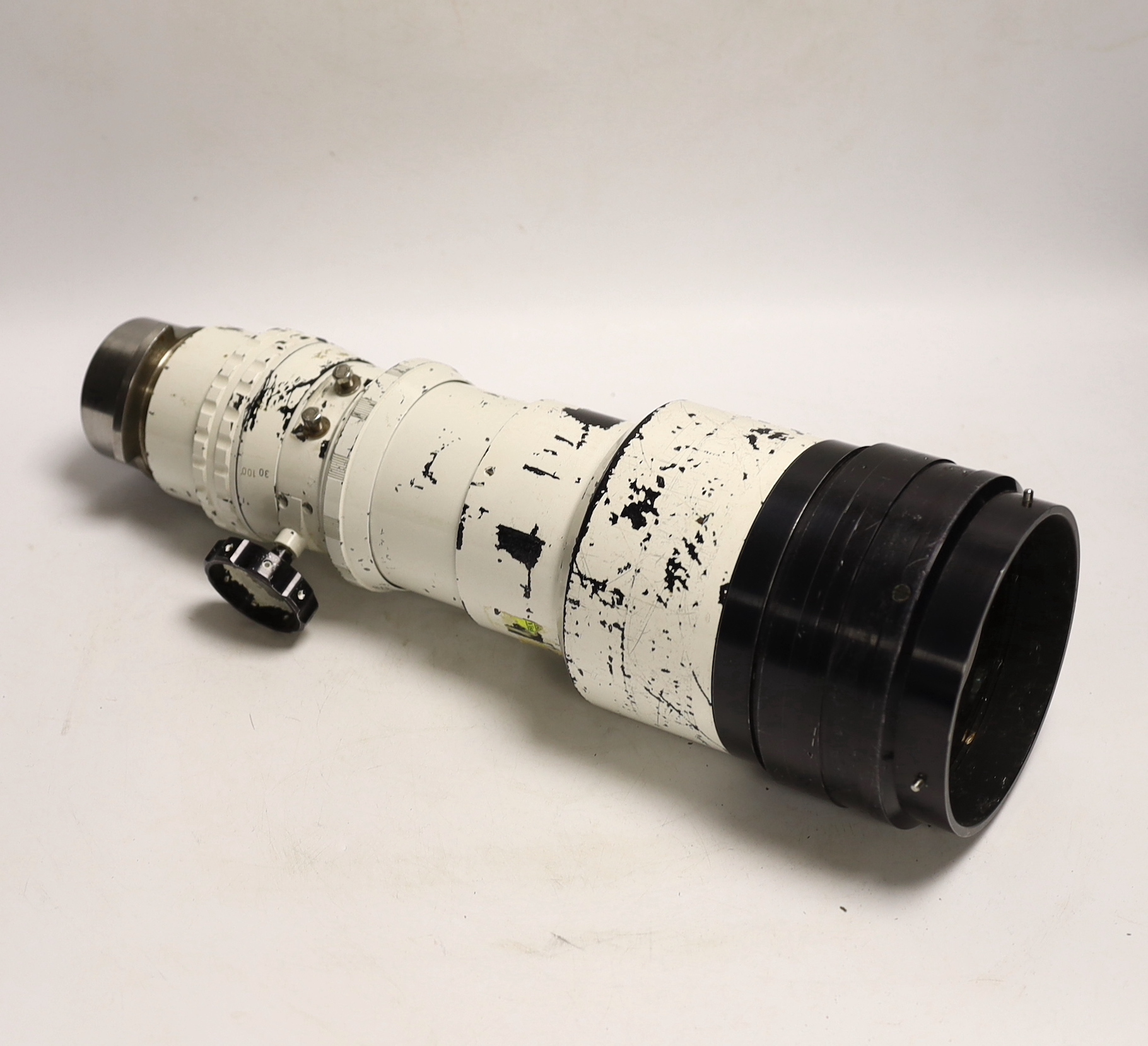 A Kinoptik Kinoptar 1000mm lens for a cine camera